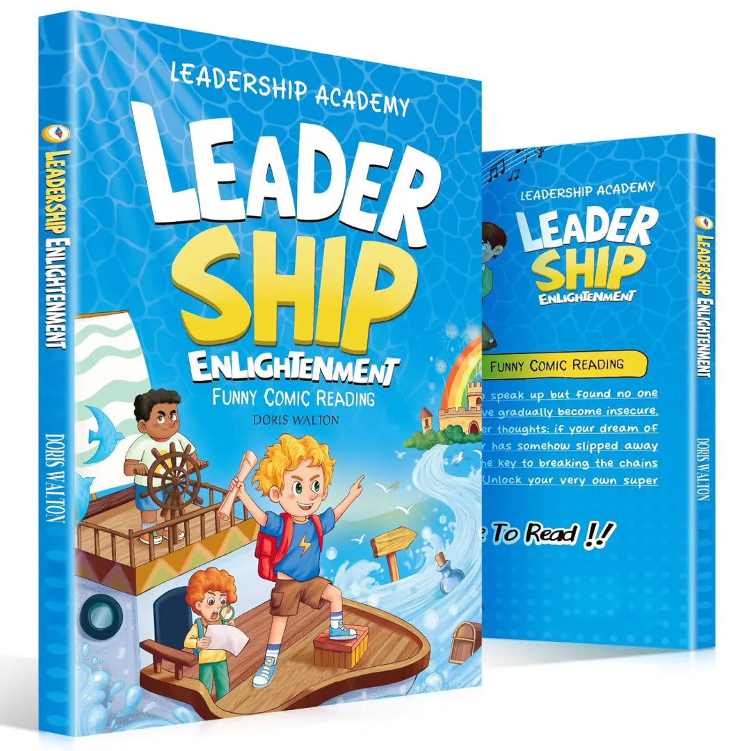 Fun Comic Style Kids Leadership Book Enhances Communication, Comprehension & Positive Character Development